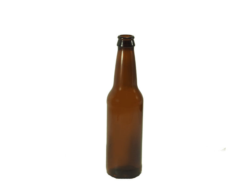 12 oz Beer Bottles - Amber Glass - Case of 24