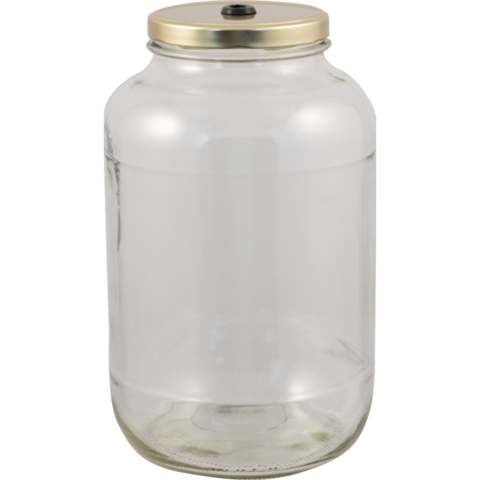 1 Gallon Glass Large Mason Jar - Metal Lids