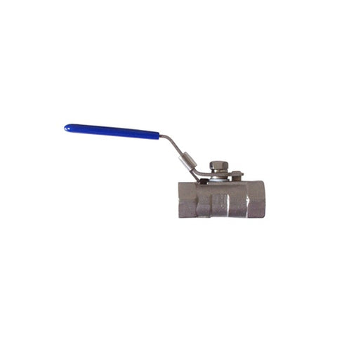 Stainless Ball Valve, 3/4", full port - Doc's Cellar